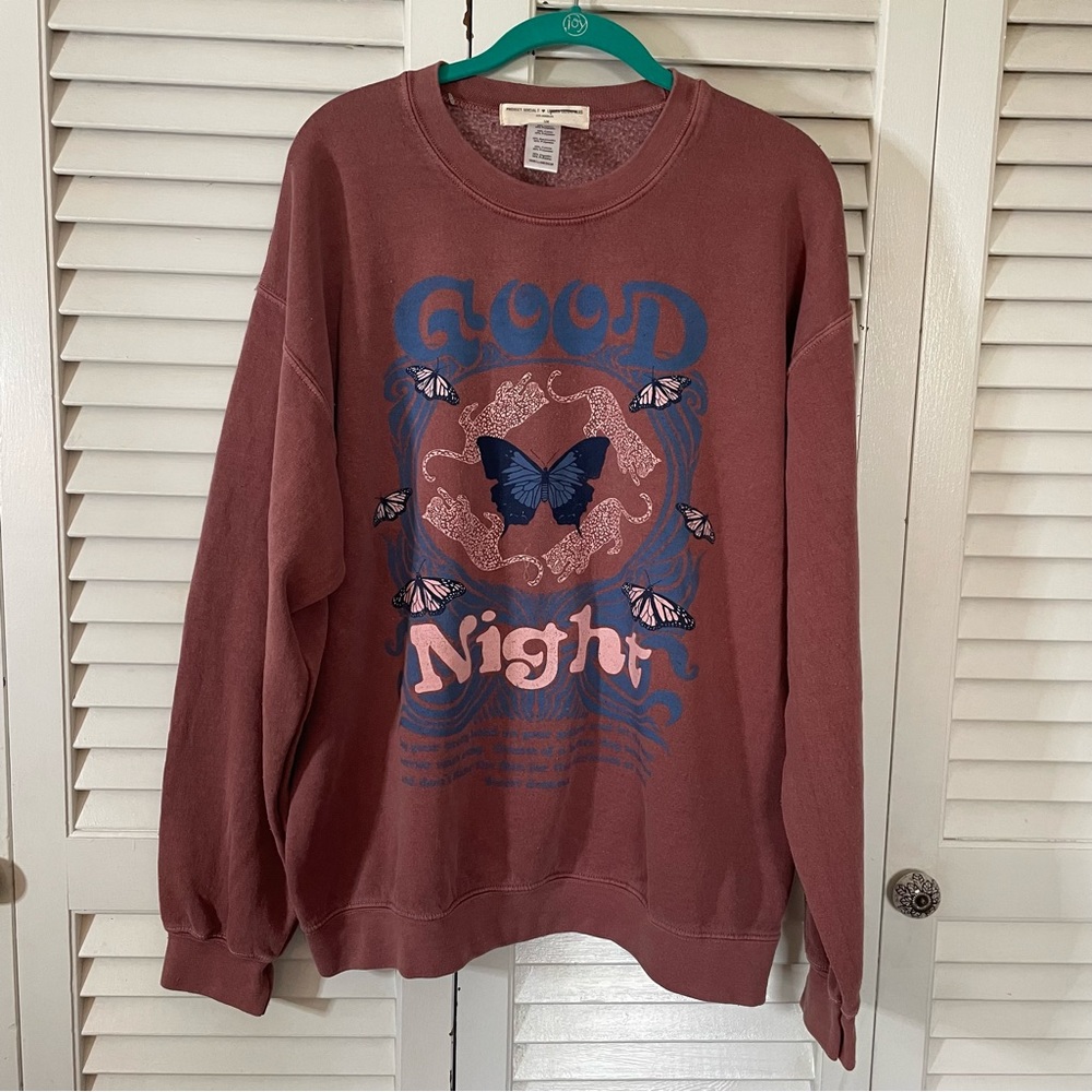 UO Project Social T Dreamscape Pullover Sweatshirt